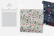 Xmas Florals - Seamless Patterns, a Pattern Graphic by InaCorart (Thumbnail 7 of 9)