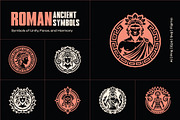 Ancient Roman Symbols, a Solid Icon by Creative Stall (Thumbnail 1 of 9)