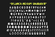 Delamot Experimental Hand Drawn, a Handwritten Font by 24Design Studios (Thumbnail 5 of 6)