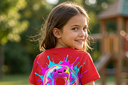 Kawaii Rainbow Donut Splash, a Shirt Mockup by Vector Stall (Thumbnail 5 of 15)