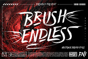 Brush Endless Typeface, a Script Font by alit design (Thumbnail 1 of 17)