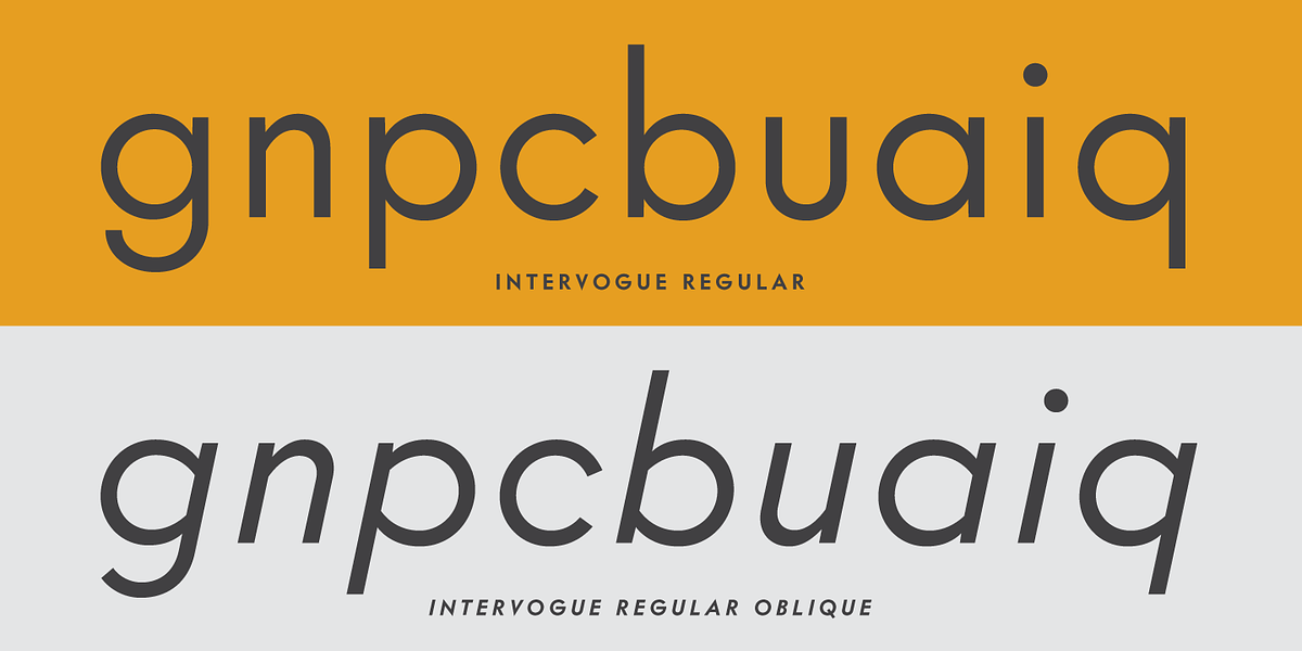 Intervogue, a Sans Serif Font by Miller Type Foundry (Photo 6 of 14)