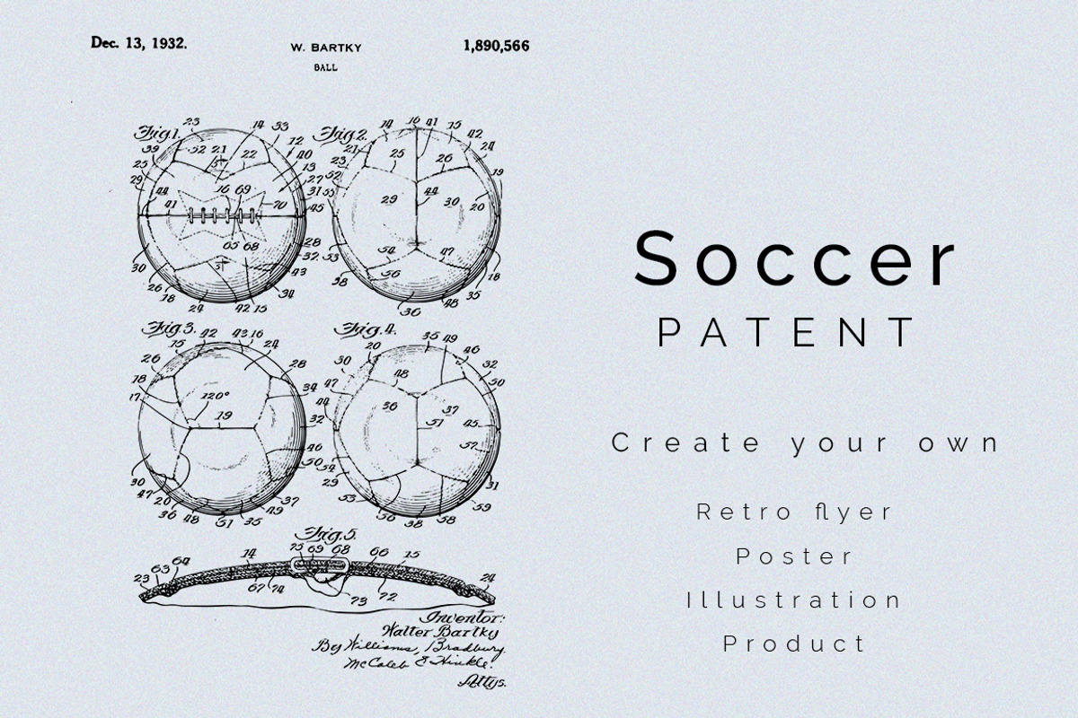Soccer Ball Patent, an Illustration by Nordic Designs (Photo 1 of 3)