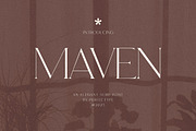 Maven Elegant Serif Font Typeface, a Serif Font by Perfectype (Thumbnail 1 of 10)