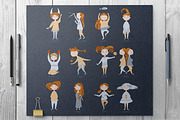 Zodiac Signs Girls For Horoscope, an Object Graphic by CARROTDESIGN (Thumbnail 2 of 4)