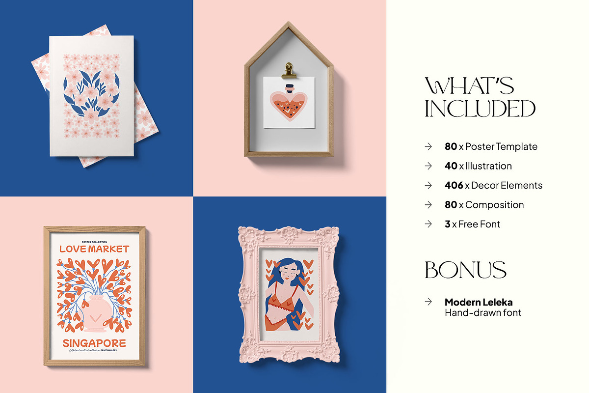 Romantic Art | Wall Art Creator, an Object Graphic by Leleka.Store (Photo 3 of 20)