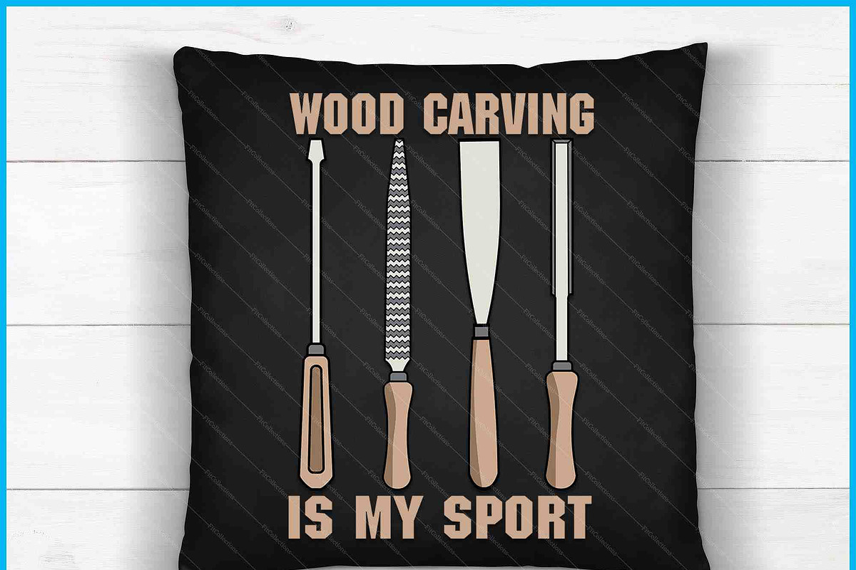 Wood Carving Sport Funny Woodworking, an Object Graphic by Creativeusart (Photo 4 of 4)