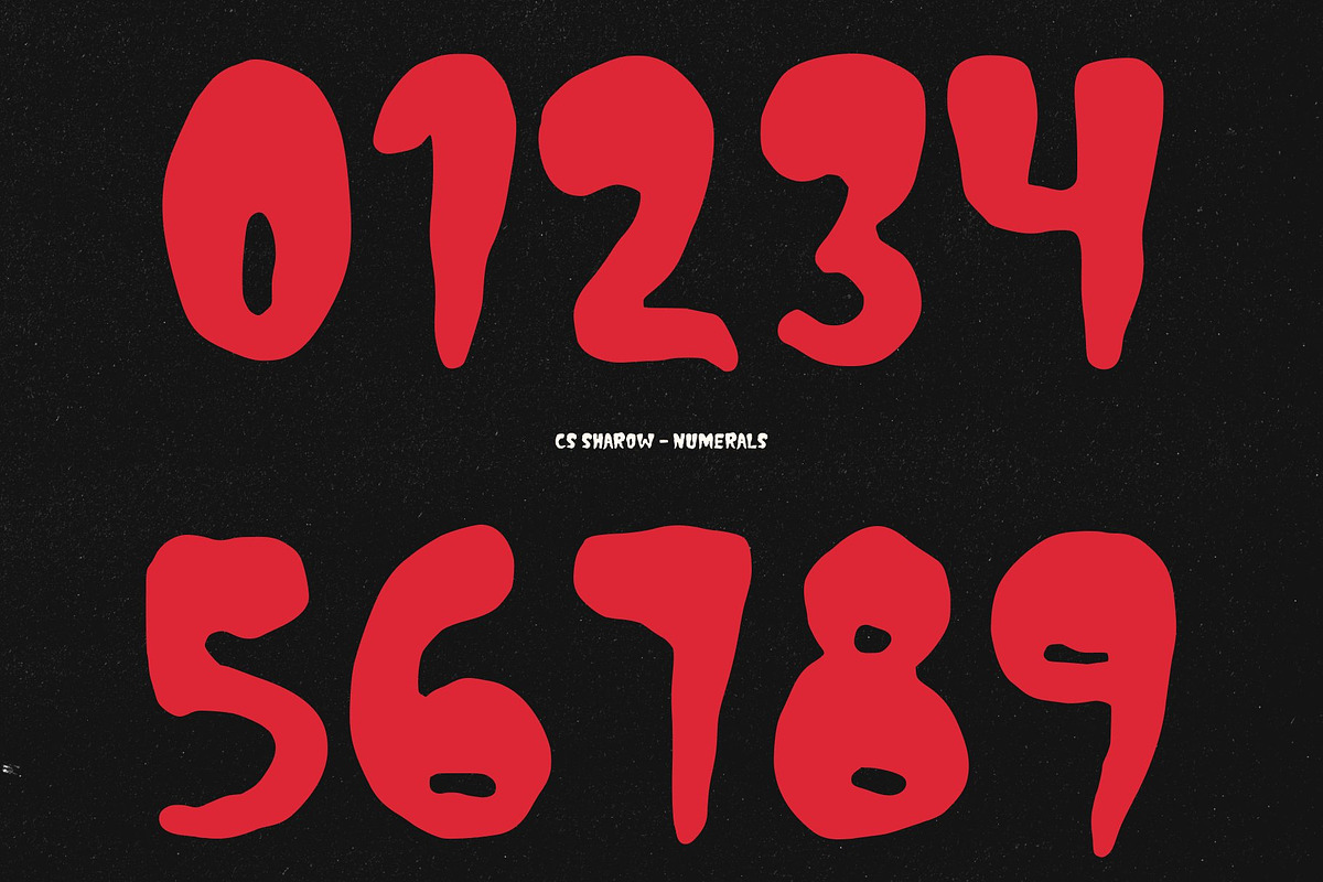 CS Sharow – Vintage Horror Font, a Sans Serif Font by Craft Supply Co. (Photo 7 of 8)