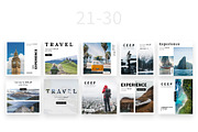 Travel Instagram Posts, a Social Media Template by Milos Knezevic (Thumbnail 6 of 6)