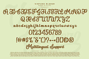 Vintage Glader, a Script Font by Ditatype (Thumbnail 7 of 10)