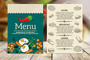 Restaurant Food Menu Template, a Flyer Template by Business Flyers (Thumbnail 3 of 4)