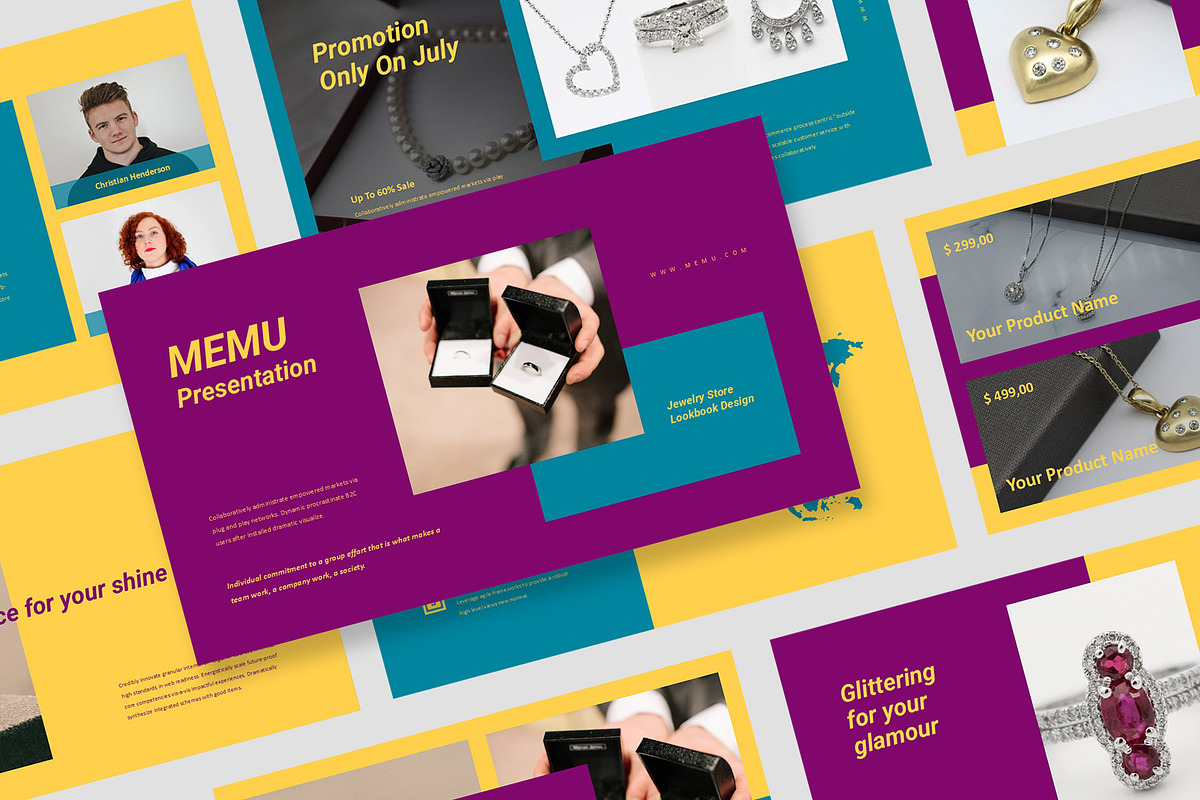 Memu : Jewelry Catalog Powerpoint