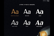 Saphion- Vintage Display Typeface, a Sans Serif Font by Lurinzu Studios (Thumbnail 2 of 9)