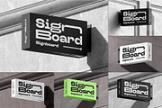 Signboard Horizontal Mock-up, an Advertising Mockup by zippypixelstudio (Thumbnail 1 of 13)