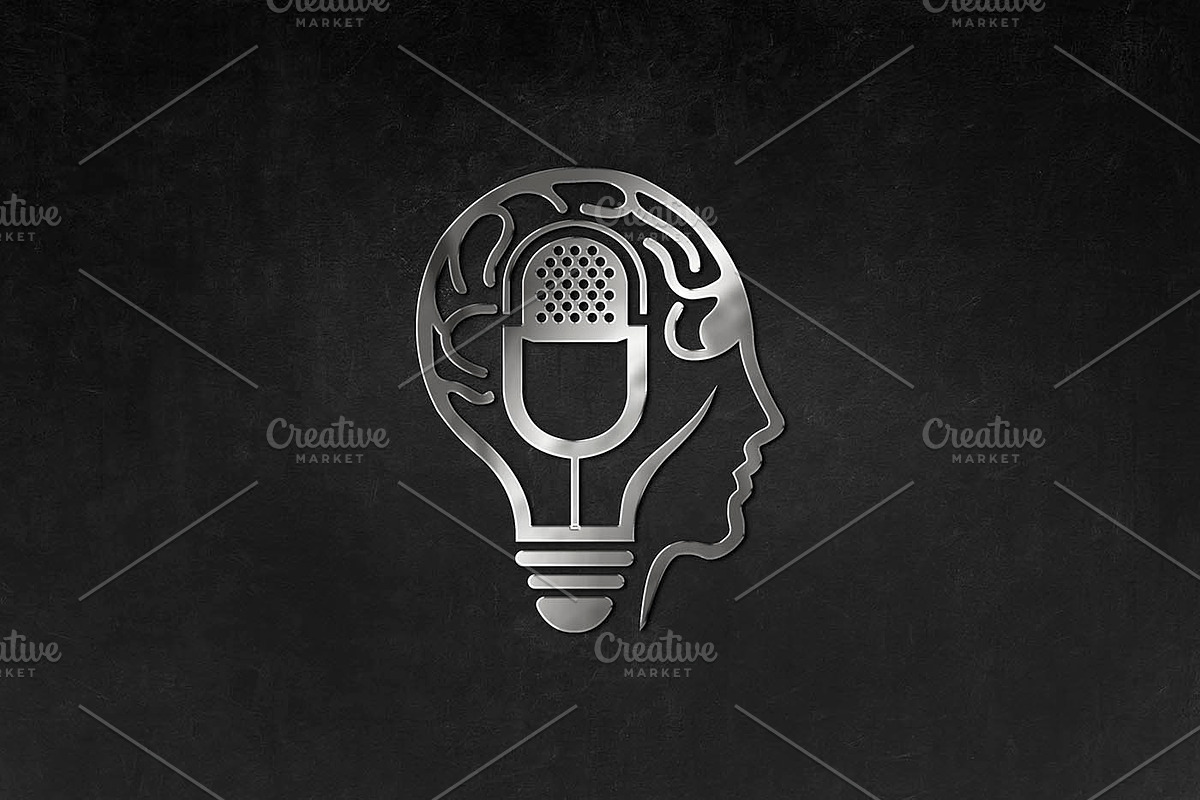 Mind Microphone Logo, a Branding & Logo Template by Graphic_Maker_Bogura (Photo 1 of 2)