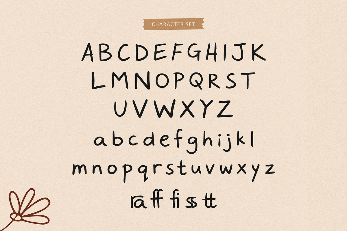 Crafeins Sudlocky Modern Cute Font, a Handwritten Font by Maulana Creative (Photo 5 of 7)