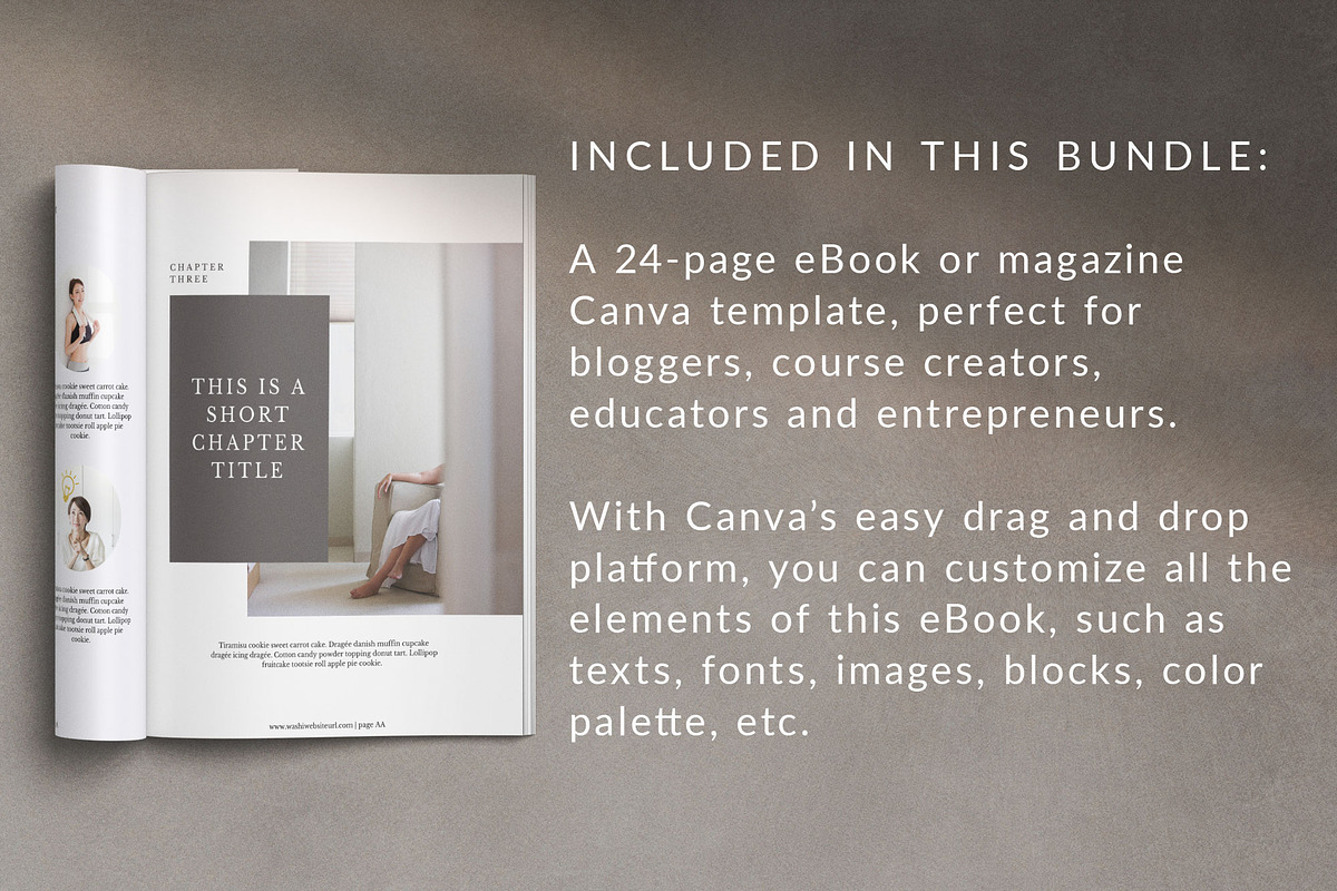 eBook/Magazine Canva Template- Washi, a Magazine Template by Studio Sugoi (Photo 2 of 10)