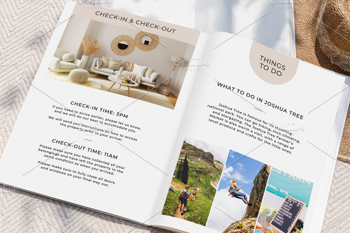 Airbnb STR Welcome Book Template, a Design Template by LineByLine (Photo 4 of 7)