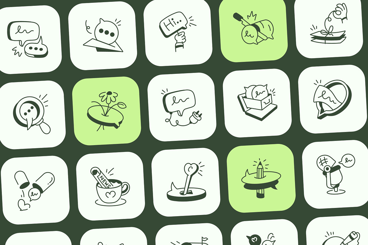 Communication and Conversation Icon, an Outline Icon by Vectors Market (Photo 6 of 8)