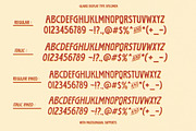 Glaire Display Family Typeface, a Sans Serif Font by Dawaii Goods (Thumbnail 3 of 8)