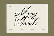 Betris & Daniel | Wedding Font, a Script Font by Ef Studio (Thumbnail 7 of 19)