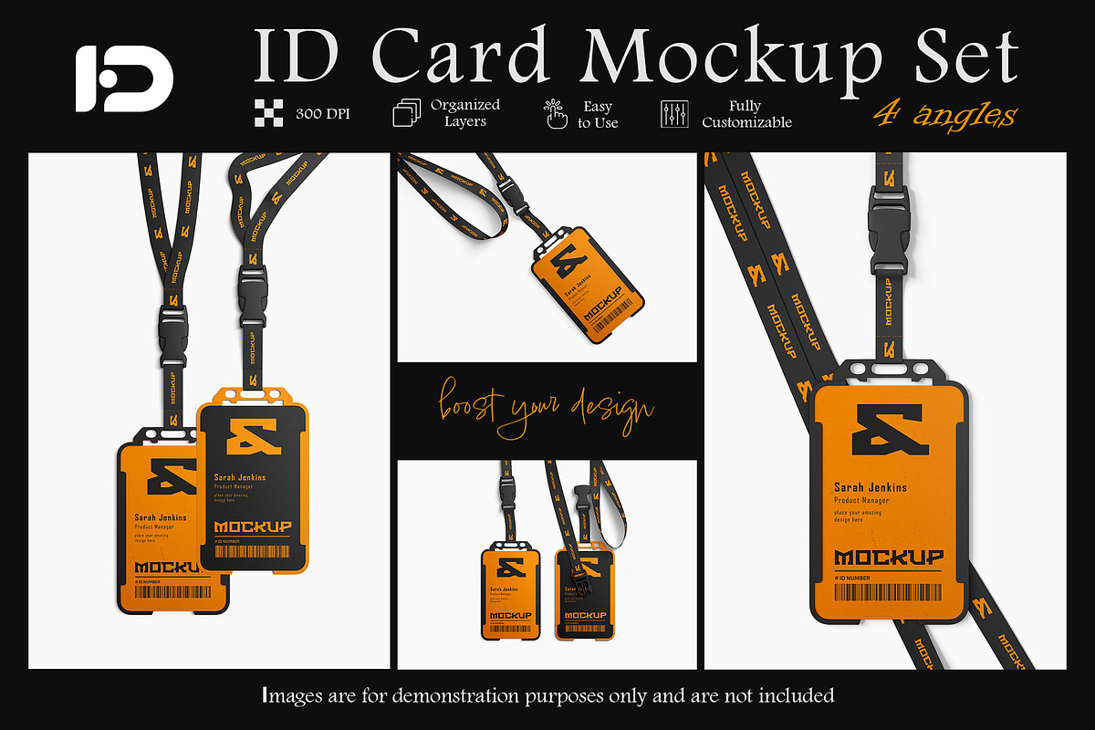 ID Card Mockup Set, a Product Mockup by ForgeDesign (Photo 1 of 6)