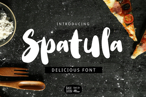 Spatula Cooking Font preview 6