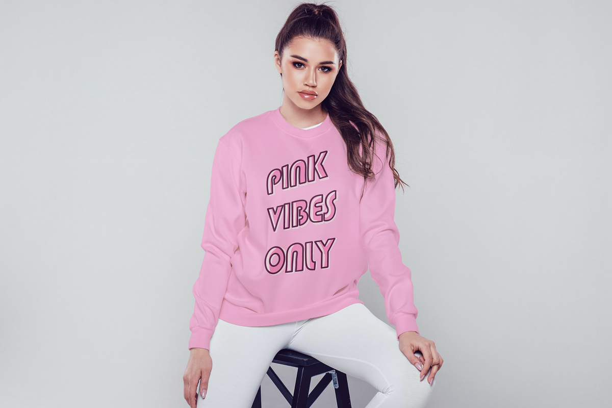Pink Vibes Only Glam Girl Clipart, an Illustration by CherithDrawsThings (Photo 6 of 7)