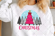 Pink Christmas Trees PNG, an Illustration by Craft Nest (Thumbnail 4 of 6)