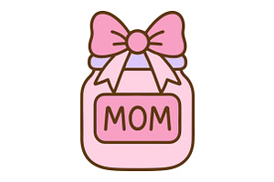 Cute Mom Gift Box SVG, an Object Graphic by Creative Art