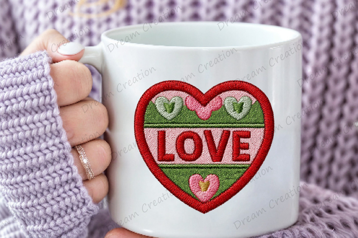 Faux Yarn Crochet Valentines Love, an Illustration by Dream Creation (Photo 4 of 5)