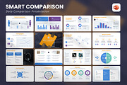 Data Comparison Powerpoint, a Presentation Template by UX Dummy (Thumbnail 1 of 2)