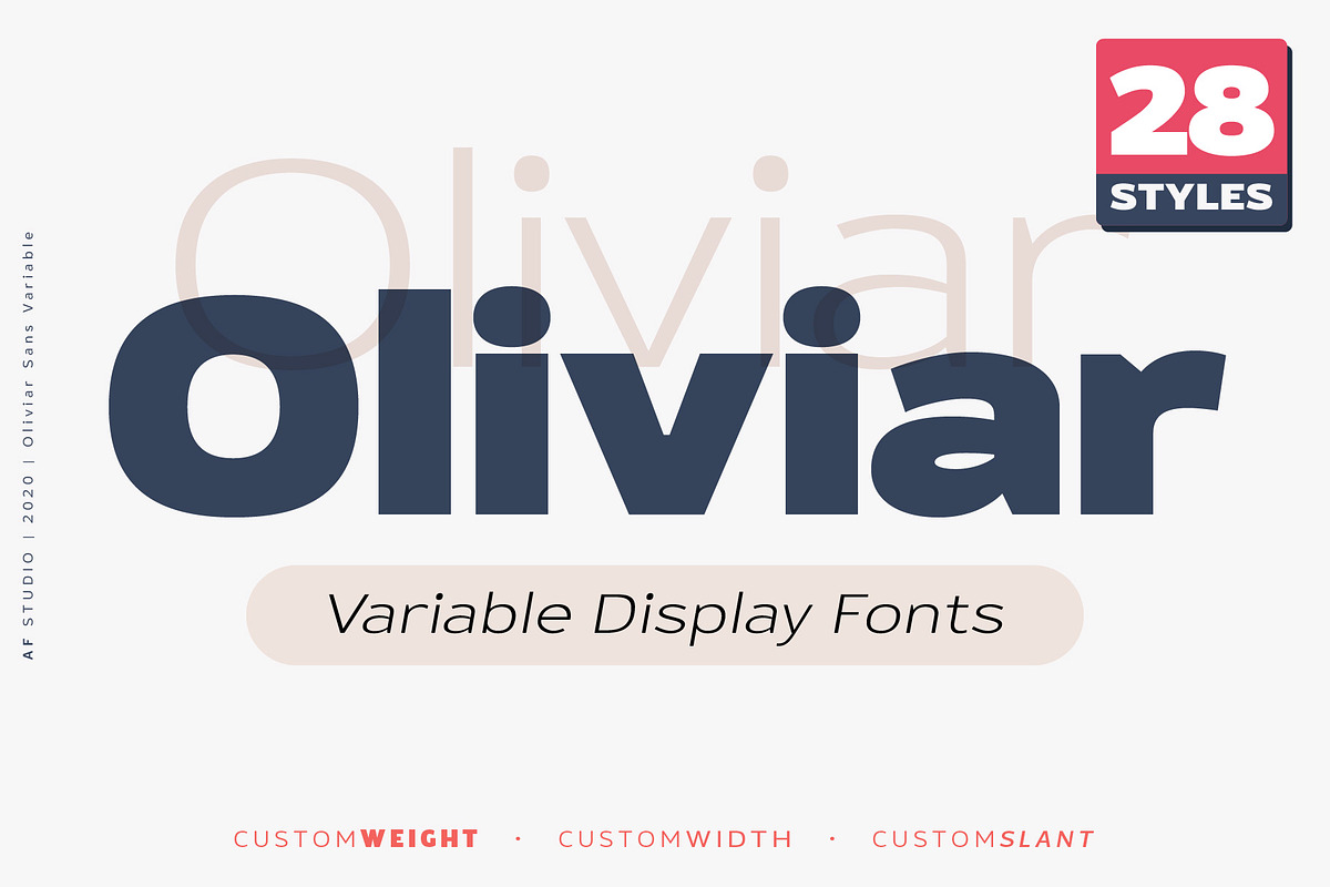 Oliviar Sans - Variable Fonts