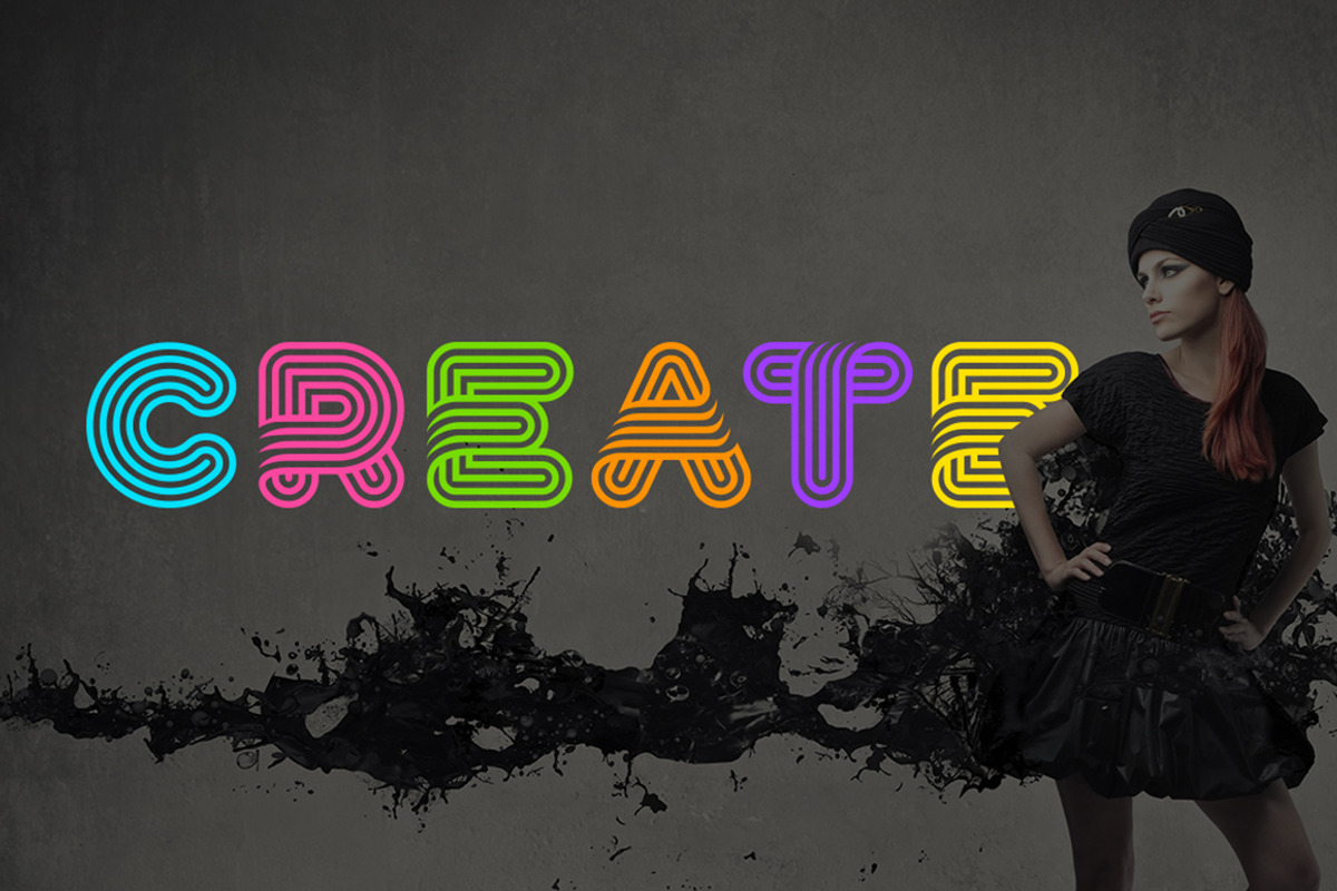 Lineat font preview 5