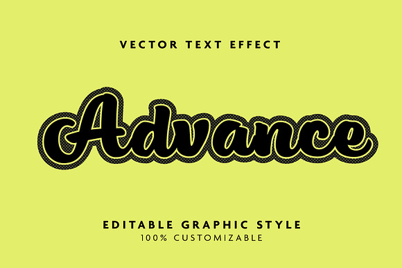 Retro Script Shadowed Text Effect preview 3
