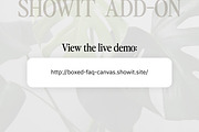 Boxed FAQ Showit Template, a Websites & App Template by Amanda Pena Design (Thumbnail 6 of 6)
