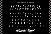Jhon Standup - Streetwear Display, a Script Font by Black Junst (Thumbnail 9 of 9)
