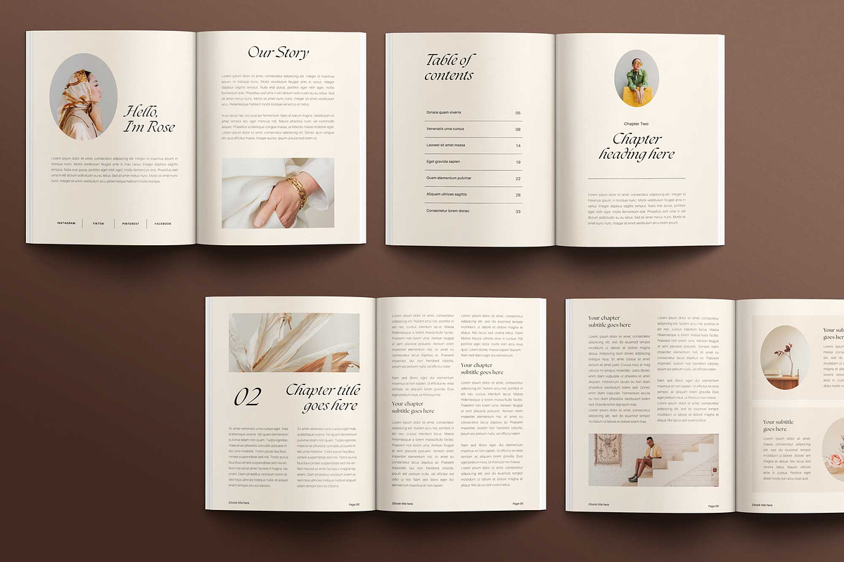 CHESTNUT | Ebook Template Canva, a Magazine Template by Sierra Creative Studio (Photo 11 of 13)