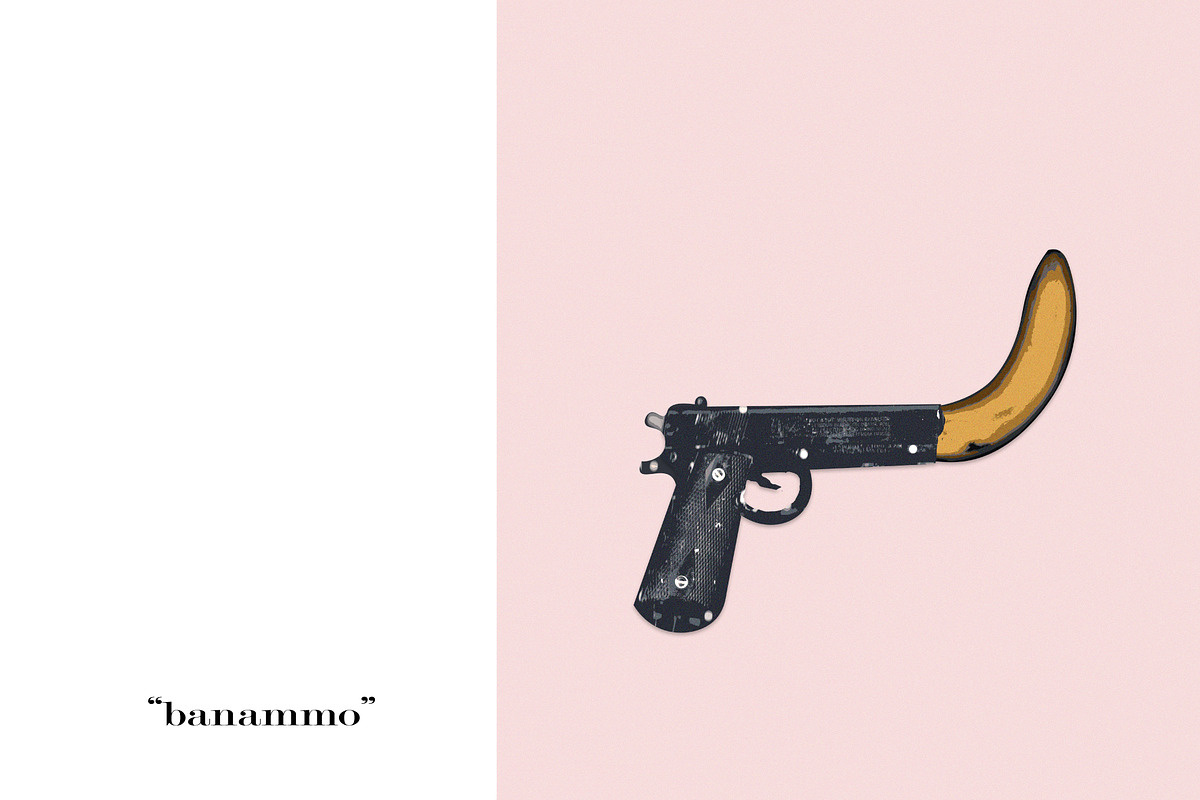 5 Gun Control Posters, an Illustration by CC CREATIVE CO