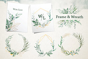 Watercolor & Gold Leaf Branch, a Decorative Illustration by Papatongartist (Thumbnail 4 of 12)