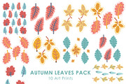 Hand made Autumn Organic Pattern Kit, a Pattern Graphic by Design Unique (Thumbnail 11 of 13)