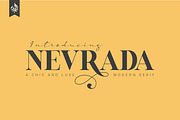 Nevrada Modern Display Font, a Font by Aluyeah Studio (Thumbnail 1 of 12)