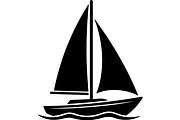 Sailboats and Sailing Yachts, a Transportation Illustration by jahid234 (Thumbnail 8 of 13)