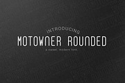 Motowner Rounded, a Sans Serif Font by ByGiftyJane (Thumbnail 1 of 5)