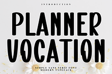 Planner Vocation