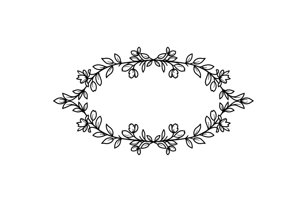 Vintage Floral Frame Vector Bundle, an Illustration by Designs_River (Photo 46 of 51)