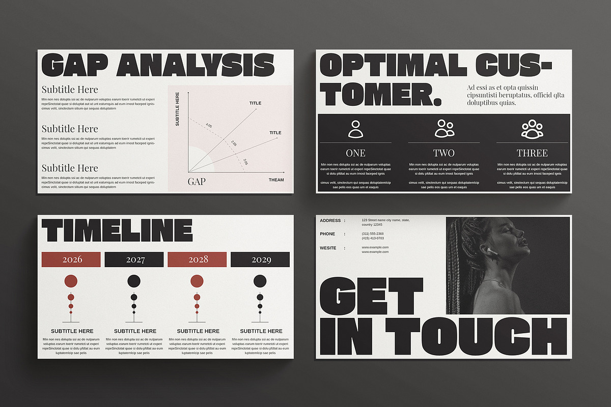 Marketing Plan Presentation Template, a Presentation Template by E-Type (Photo 5 of 5)
