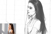 Pencil Sketch Photoshop Actions, an Action Add-On by Creativetacos (Thumbnail 5 of 7)