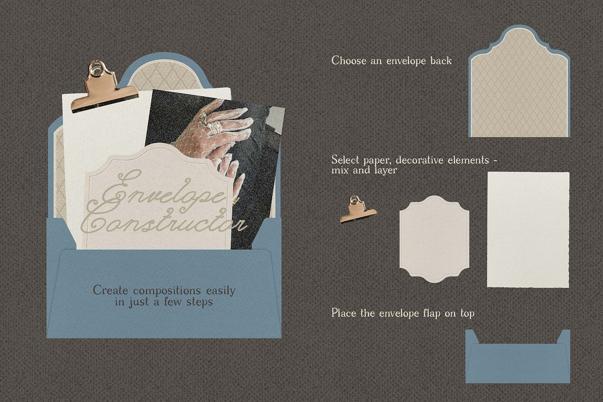 Envelope Constructor Vintage Edition, an Object Graphic by DigARTbyHavroshka (Photo 3 of 16)