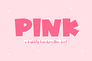 Pink - A Bold Handwritten Font, a Script Font by KA Designs (Thumbnail 1 of 11)